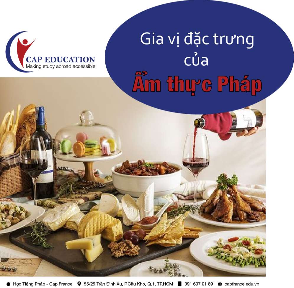Hình ảnh minh họa Gia vị đặc trưng của ẩm thực Pháp